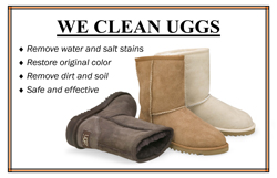my uggs to the dry cleaner 